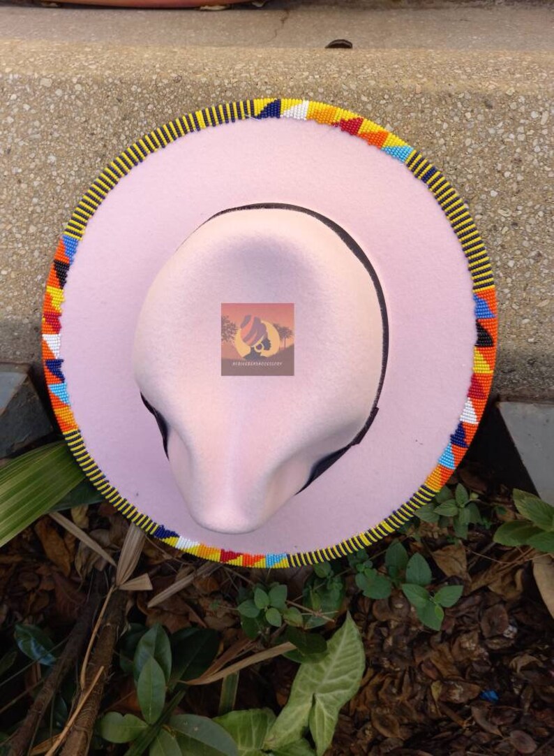 Female Fedora Hatbeaded Fedora Hatfashion Fedorafedora Etsy