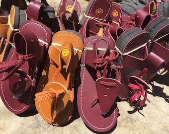 Masai Sandals, Leather Sandals, Kids Sandals, African Sandals, Children Sandals, Girls Sandals, Kenyan Sandals, Gladiators, Gift for Her