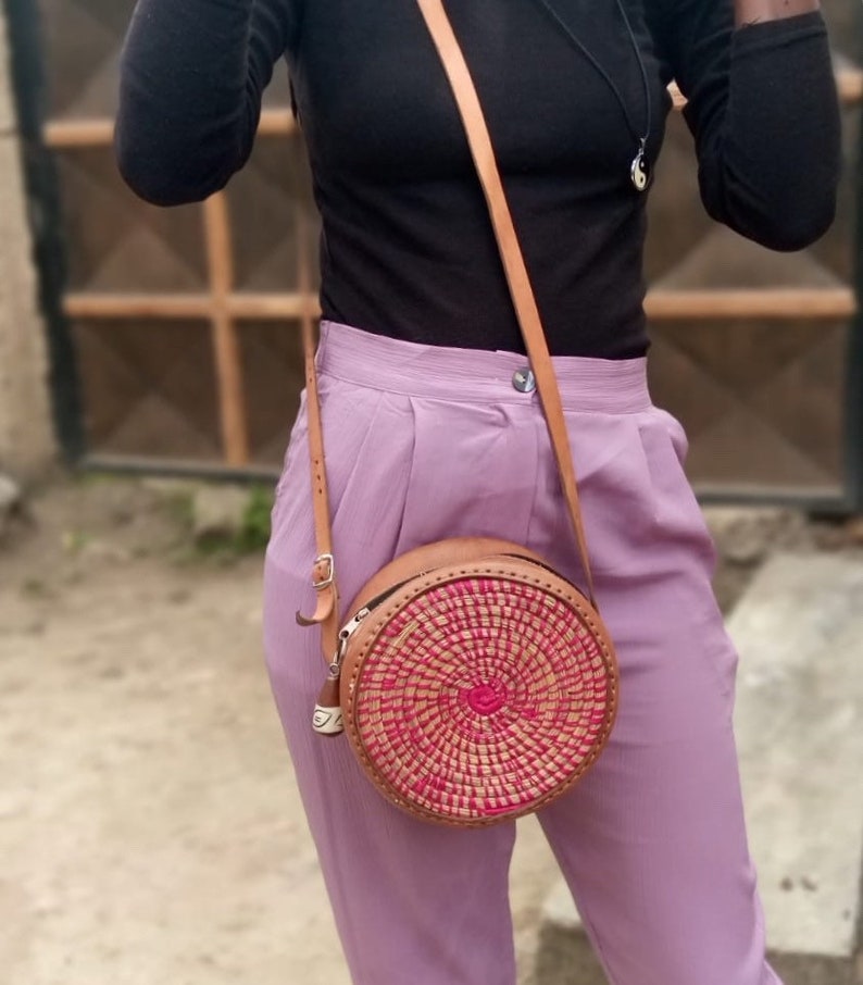 Africa Bag/ Kenyan Bag/ Sling Bag/african Purse/sisal Etsy