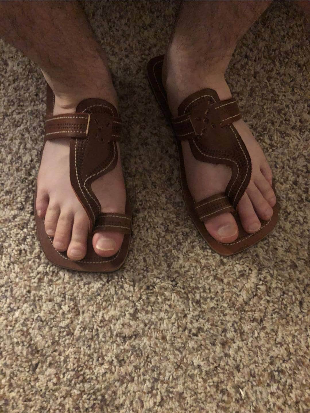 African Men Sandals Masai Sandals Leather Sandals Brown Sandals African Sandals Gift for Him Summer Sandals Men Shoes Fiance Gift