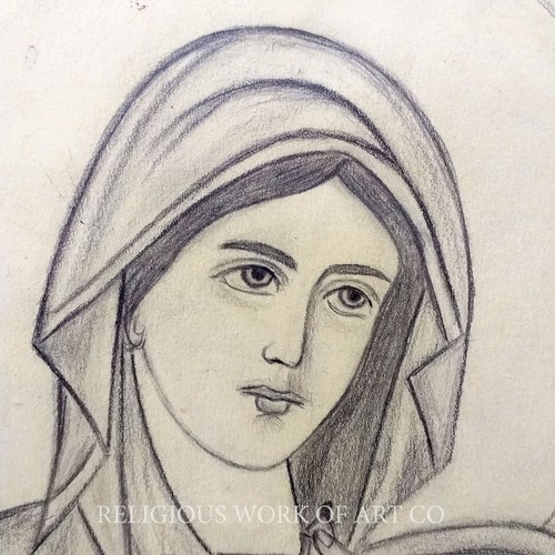1,141 Virgin Mary Sketch Images, Stock Photos & Vectors | Shutterstock