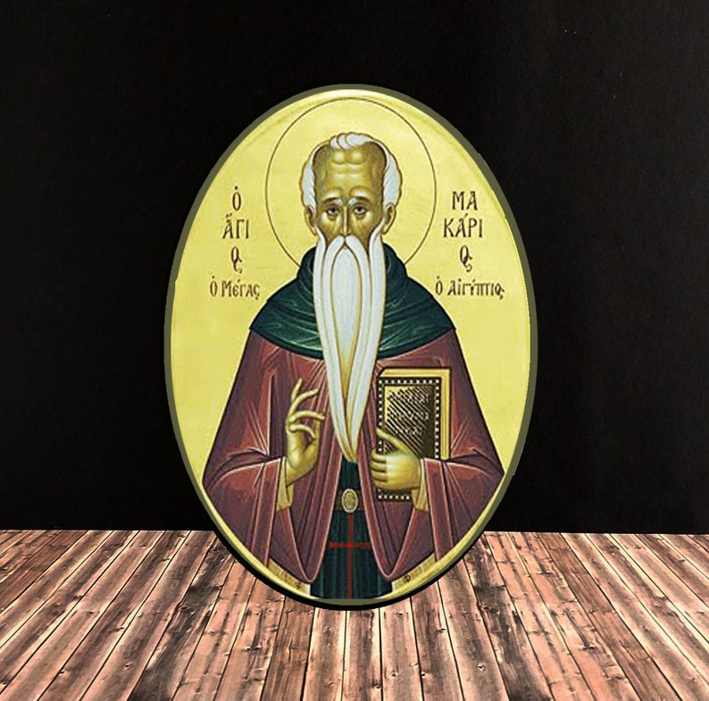 Saint Macarius the Great of Egypt Original Greek Byzantine Orthodox