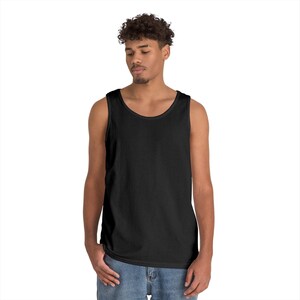 Blank Gildan G520 Tanks, Unisex Heavy 100% Cotton Tank Top, Gildan 5200 T-Shirt Blanks, Gym Shirt, Muscle Shirt, Wholesale Pricing Black