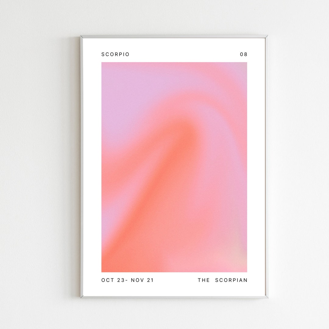 Zodiac Wall Art, Zodiac Printable Poster Set, Zodiac Wall Decor