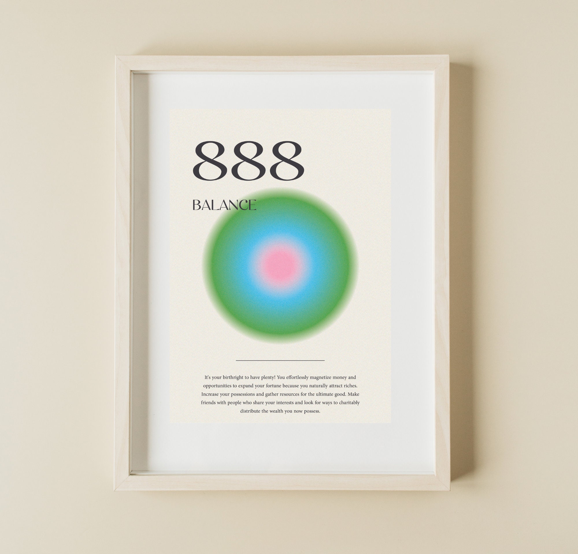 Angel Number Poster 888 Instant Download Poster, Aura Poster, Angel ...