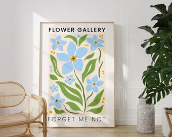 Forget Me Not Flower Matisse Print, Henri Matisse Print, Wall Print, Art Print, Instant Digital Print, Wall Art Prints, Printable Wall Art