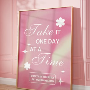 Angel Number Aura Wall Art - Positive Mental Health Prints, Colourful Gradient Poster Set, Y2K Spiritual Decor Downloads
