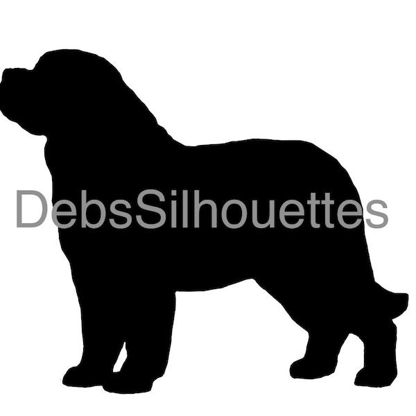 St. Bernard Silhouette SVG PNG JPG pdf Saint Bernard St Bernard