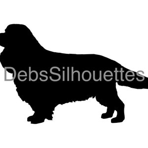 Cavalier King Charles Spaniel Silhouette SVG PNG JPG pdf