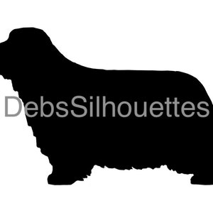 Bearded Collie / Beardie Silhouette SVG, PNG, JPG, pdf