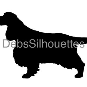 English Springer Spaniel Silhouette SVG PNG JPG pdf