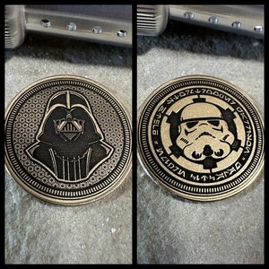 Darth Vader / Stormtrooper Challenge (Chance) Coin