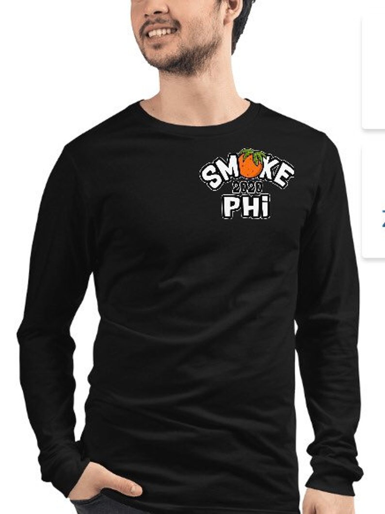 Smokephi Long Sleeve Tee on Black