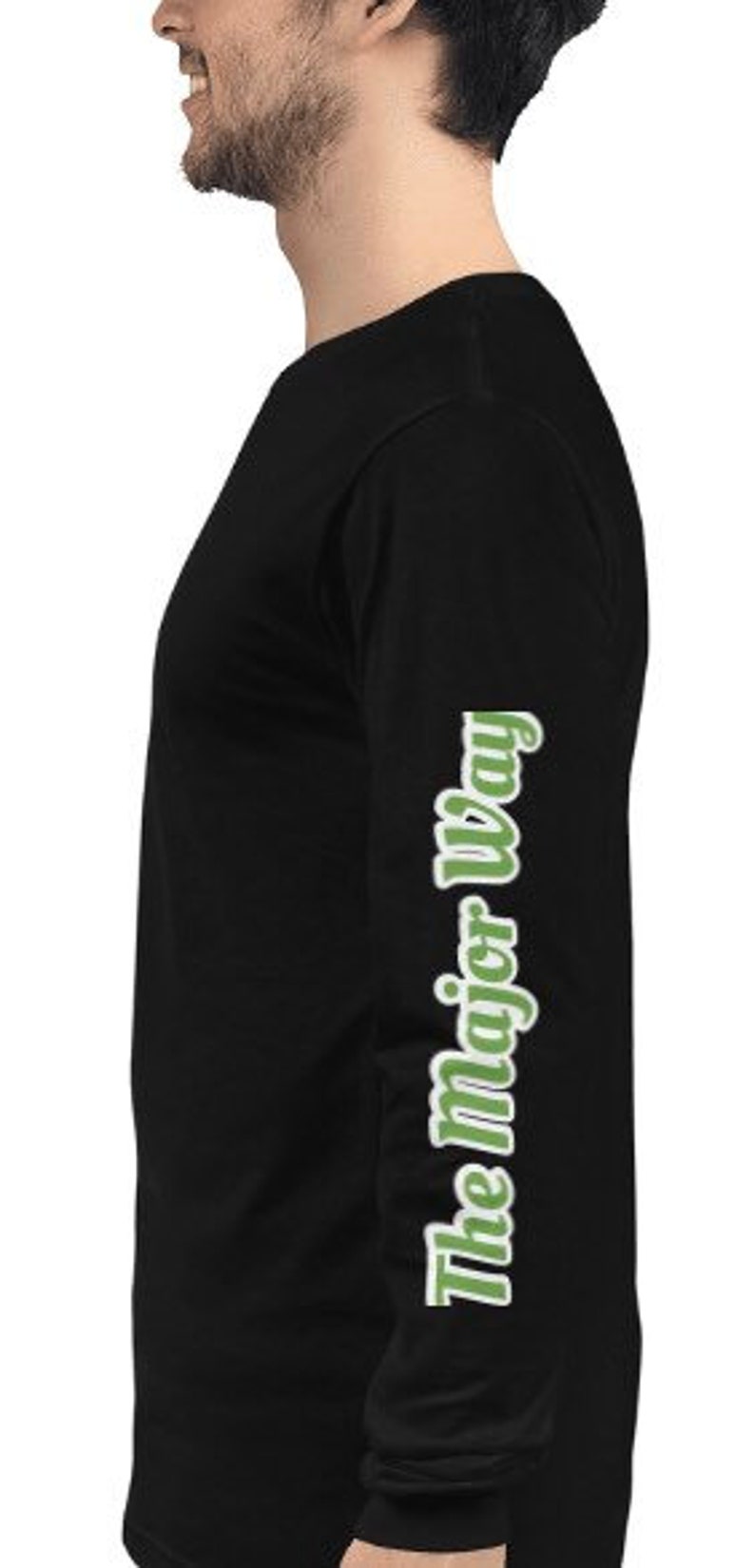 Smokephi Long Sleeve Tee on Black