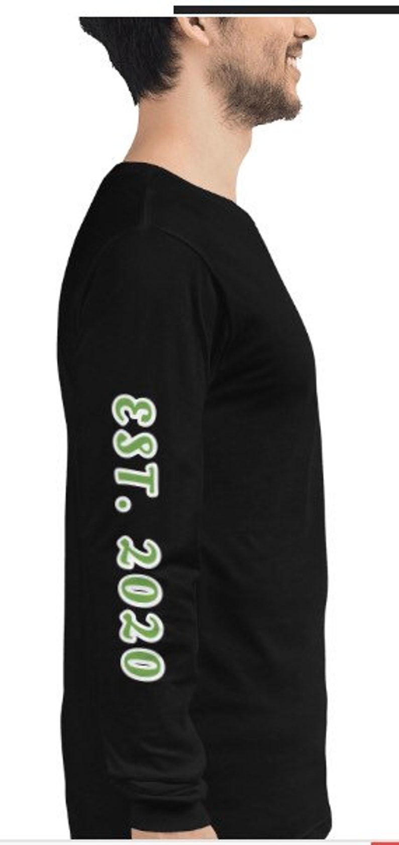 Smokephi Long Sleeve Tee on Black