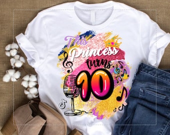 Kostüm Alter Geburtstag Prinzessin Shirt, Geburtstagskind Png, Prinzessin Geburtstag Shirt, Tik Tok Party, Tik Tok Shirt Transfer, Geburtstagskind png
