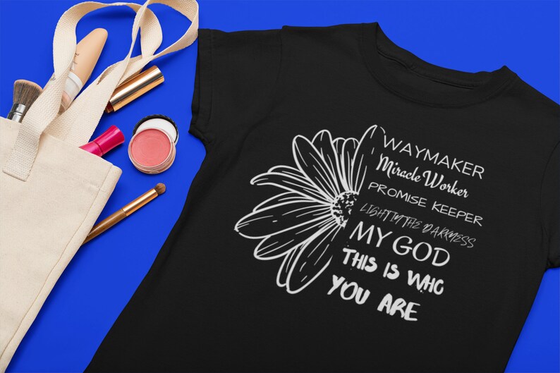 Waymaker Miracle Worker Sunflower Svg Png Dxf Vinyl Cut File - Etsy