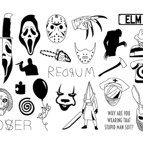 Premade Tattoo Stencils Ready to Use Tattoo Stencils Tattoo Etsy