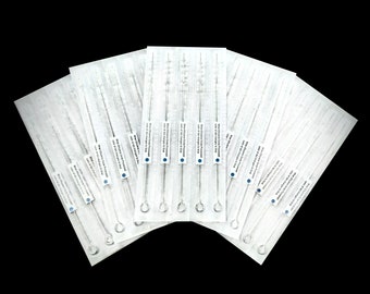 Handpoke Tattoo Needles Refills, Liners, Shaders, Magnums, Flats, Stick & Poke Supplies for DIY Tattoos, High Quality Professional Grade