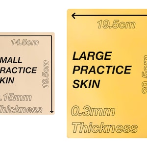 Tattoo Practice Skin for Beginners, Apprentices and Professionals, Practice Pad, Tattooing Training Skin, Handpoke Supplies