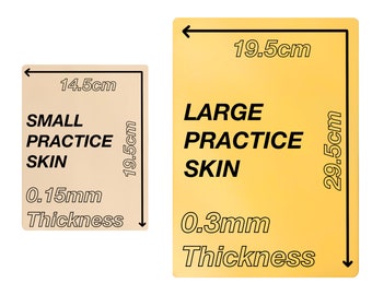 Tattoo Practice Skin for Beginners, Apprentices and Professionals, Practice Pad, Tattooing Training Skin, Handpoke Supplies