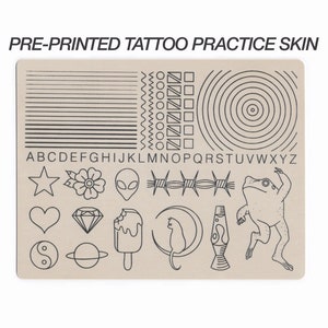 Tattoo Practice Skin for Beginners, Apprentices and Professionals, Practice Pad, Tattooing Training Skin, Handpoke Supplies image 3