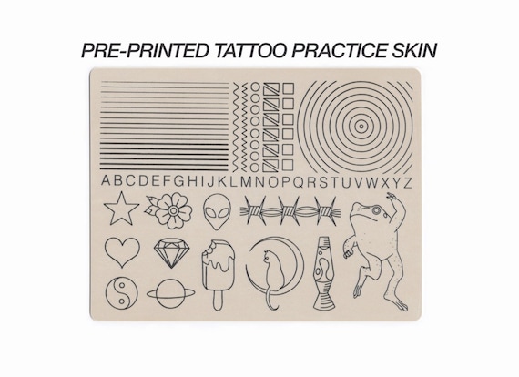 Blank Tattoo Skin Practice  Yuelong Double Sides 10 Sheets 8x6 Tattooing  and Microblading Eyebrow Practice Skin for Tattoo SuppliesTattoo Kitfor  Beginners and Experienced Tattoo Artists  Amazonin Beauty
