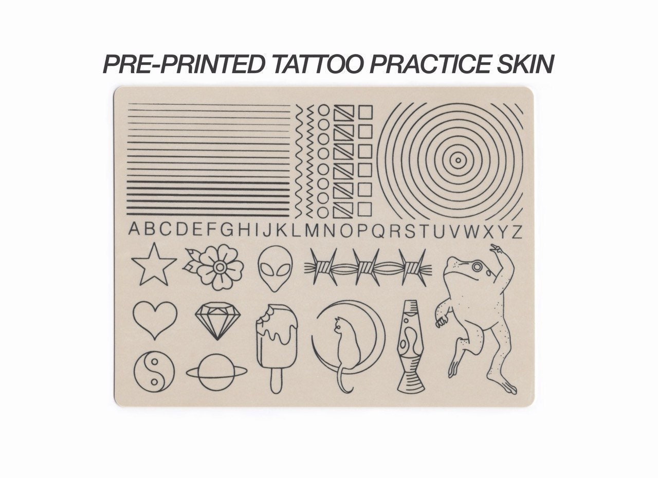 8 X 12 Silicone Practice Tattoo Skin  Electrum Supply
