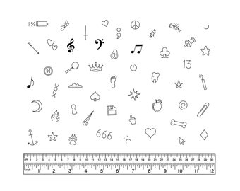 tattoo stencil etsy
