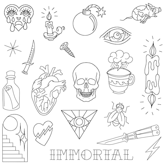 Immortal tattoo designs