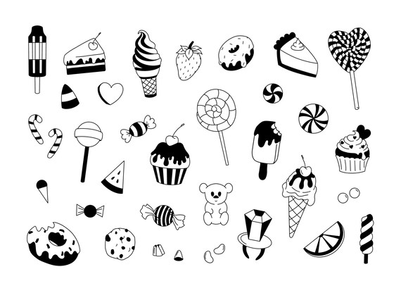 Candy Ready-to-use Tattoo Stencils Handpoke - Etsy