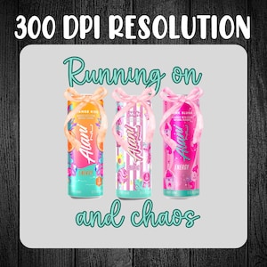Summer Energy Drink PNG: Funny Trendy Design (Digital Download)