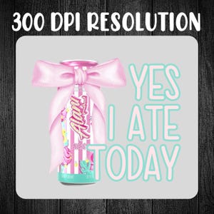 Summer Energy Drink PNG: Cotton Candy Alani Design (Digital Download)