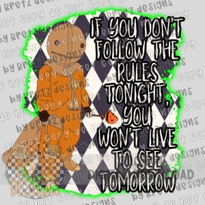 Sam Trick r Treat PNG: Herbst Clipart zum Drucken (Digitaler Download