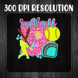 Sports Softball, Baseball, Soccer and Volleyball Preppy Bundle Pack Png