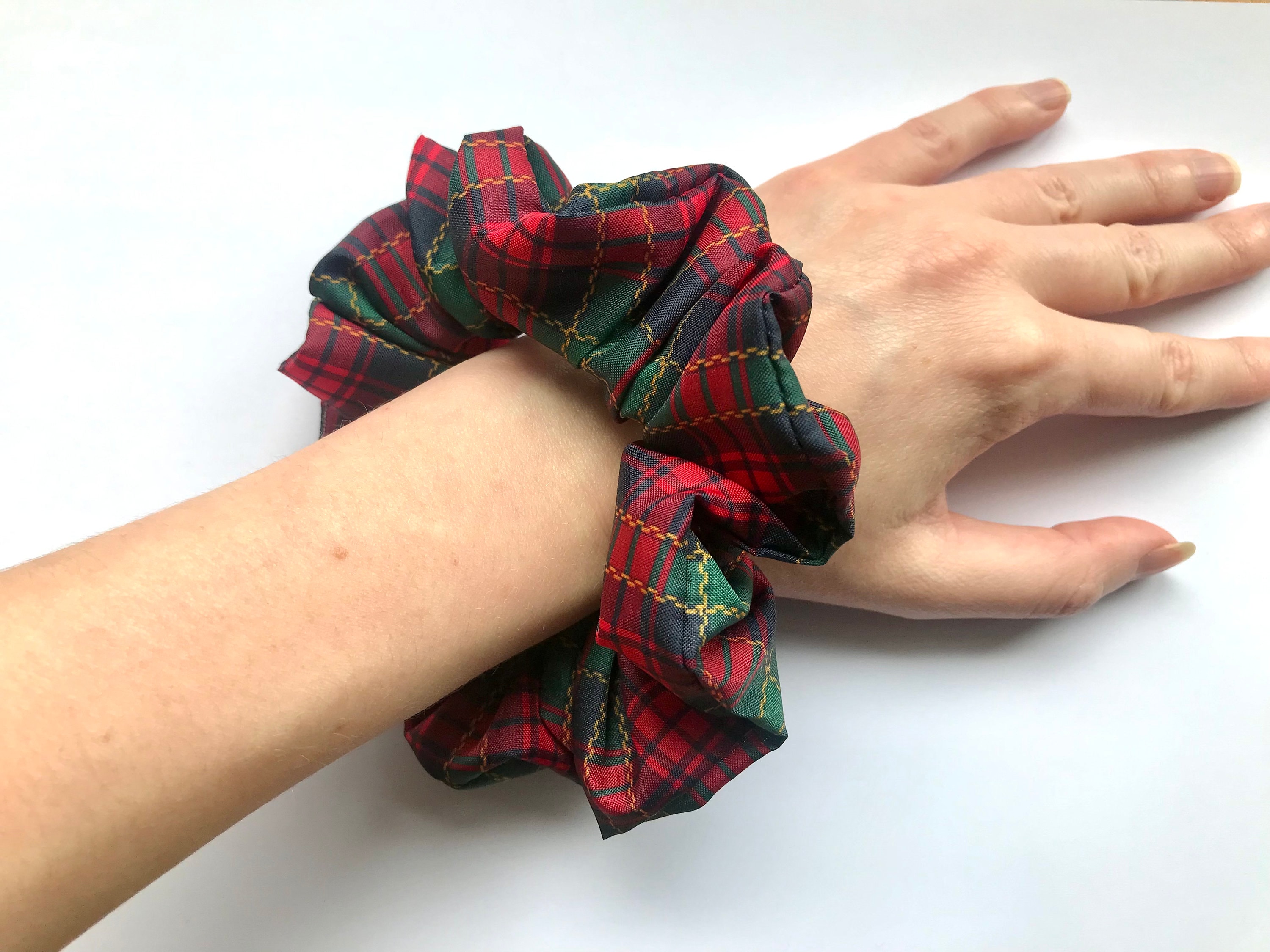 Satin Elastic Scrunchies | Hair Tie | Selection of Fabrics & Patterns