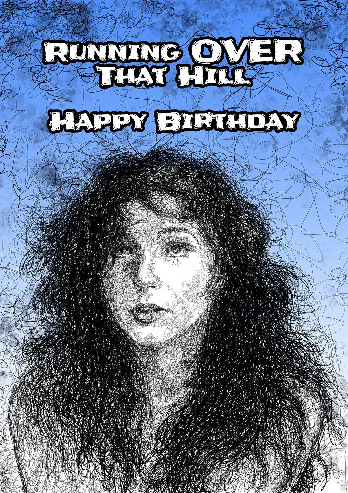 Kate Bush Birthday Card Greeting Card for New Wave Music - Etsy