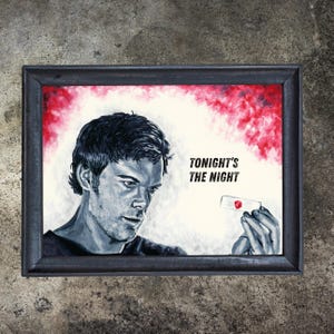 Dexter Art Print with Quote, Dexter Morgan wall art, home decor, Dexter fan gift, Dexter poster, unframed