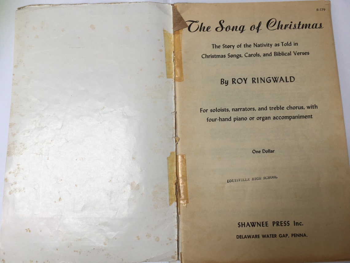 The Song of Christmas: The Story of the Nativity as Told in | Etsy