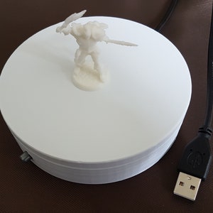 Turntable Jewellery Photography UV Curing Smooth USB Powered Quiet Operation Reversible
