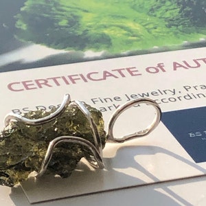 RAW MOLDAVITE Necklace | Moldavite pendant | Raw Czech Moldavite jewelry| 4-15ct | Certified moldavite, Moldavite jewelry,moldavite gift NEW