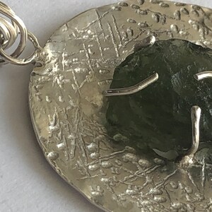HIGH ENERGY MOLDAVITE pendant, Natural Moldavite Necklace, Moldavite jewelry, top green raw Moldavite, Boho pendant, certified Moldavite