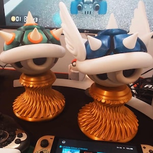 Présentoir Aimantée Dorée pour Carapace Mario ! 3D Print - Nintendo