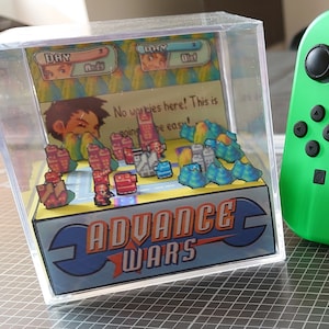 Advance Wars Map Cubic Diorama! - 3D Cube - Limited Edition - Game Boy Advance - Nintendo