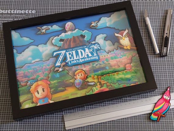 zelda link's awakening - 3D - Limited Edition - Shadow box - Nintendo Switch - Nintendo