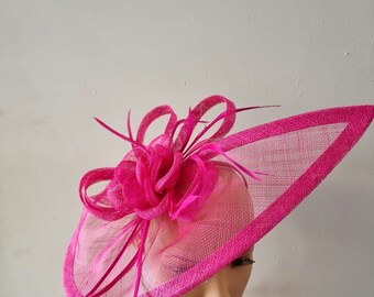 Blush Light Pink Fascinator Baby Pink 