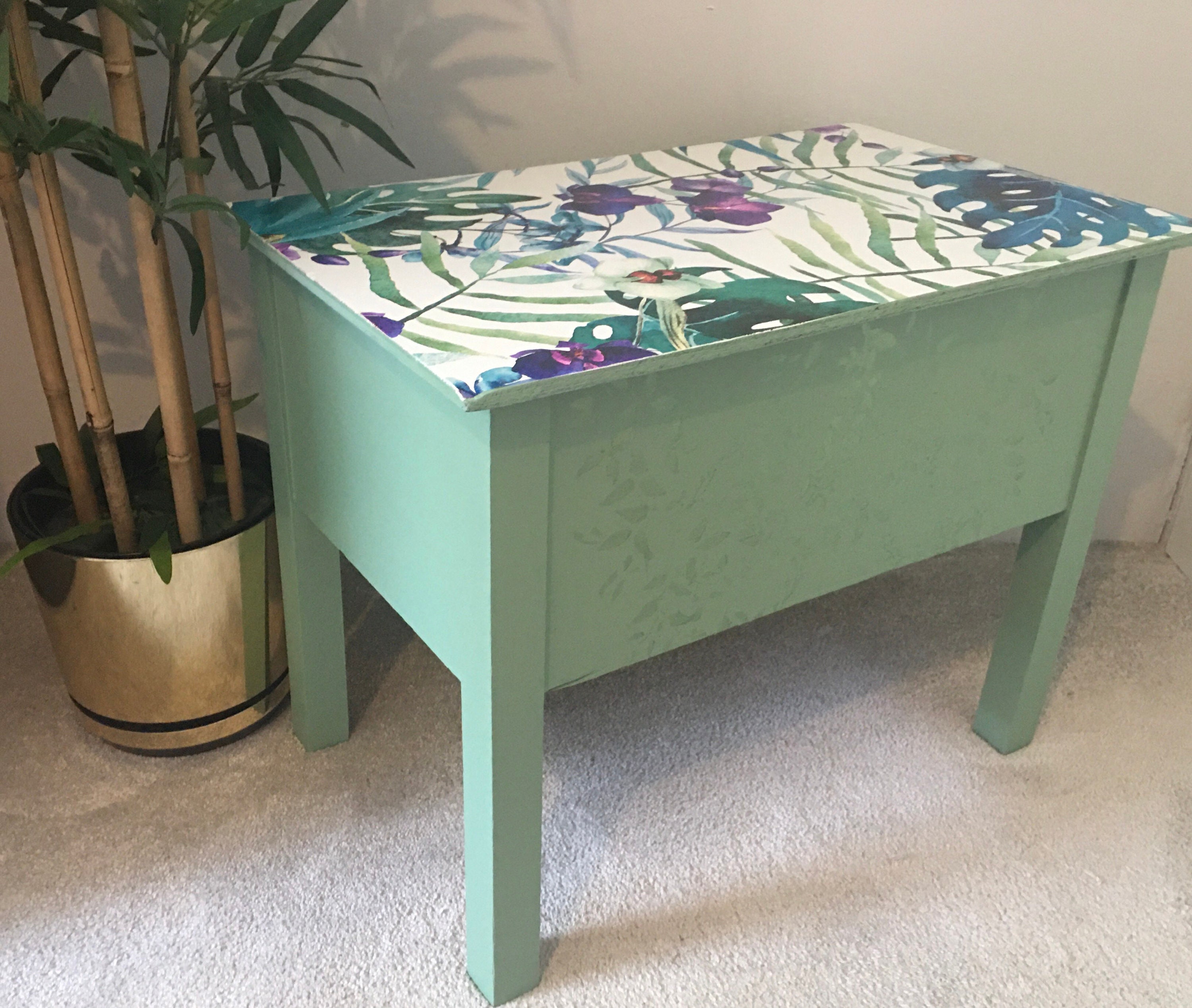 Floral Storage box Etsy