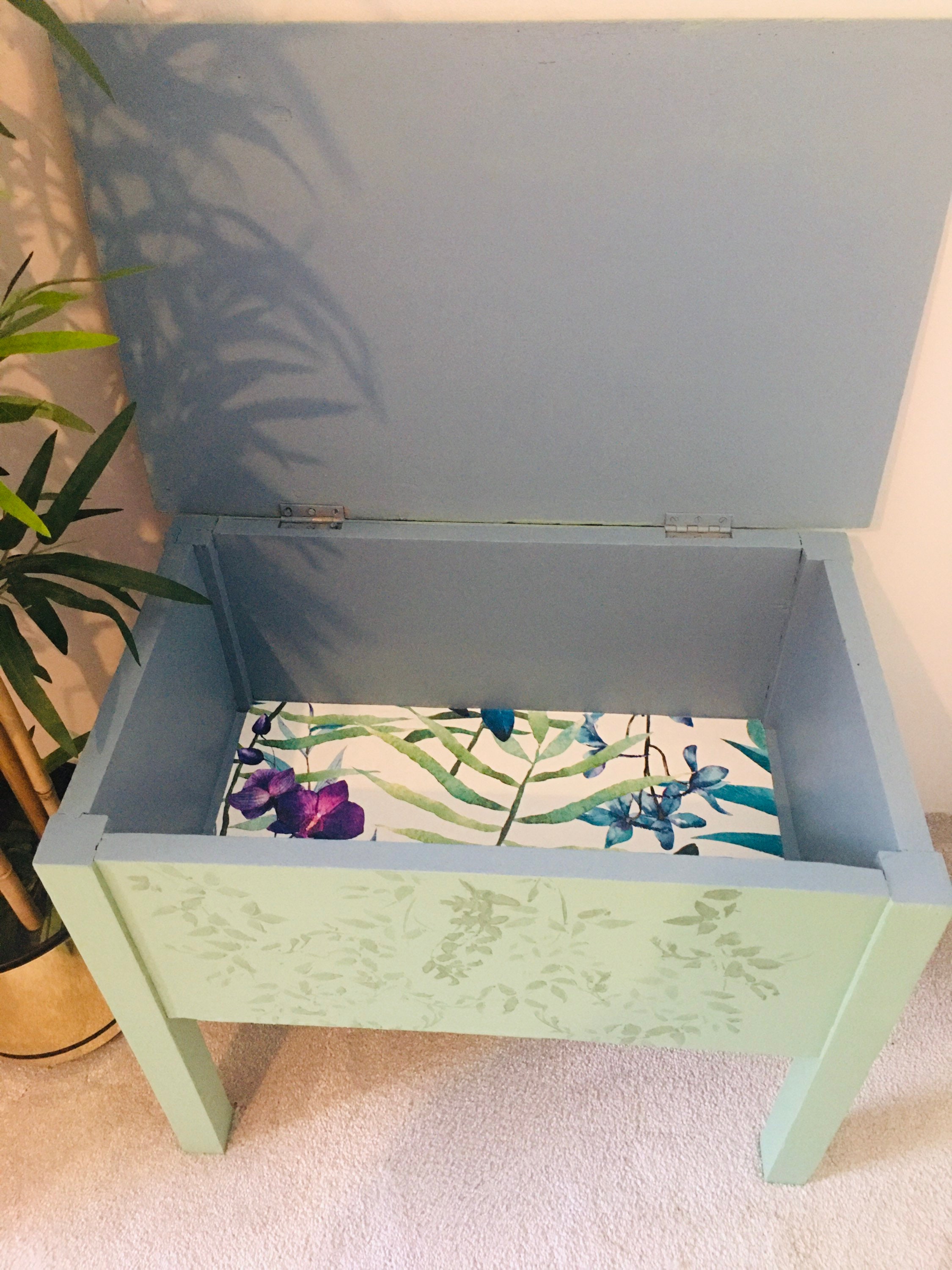 Floral Storage box Etsy