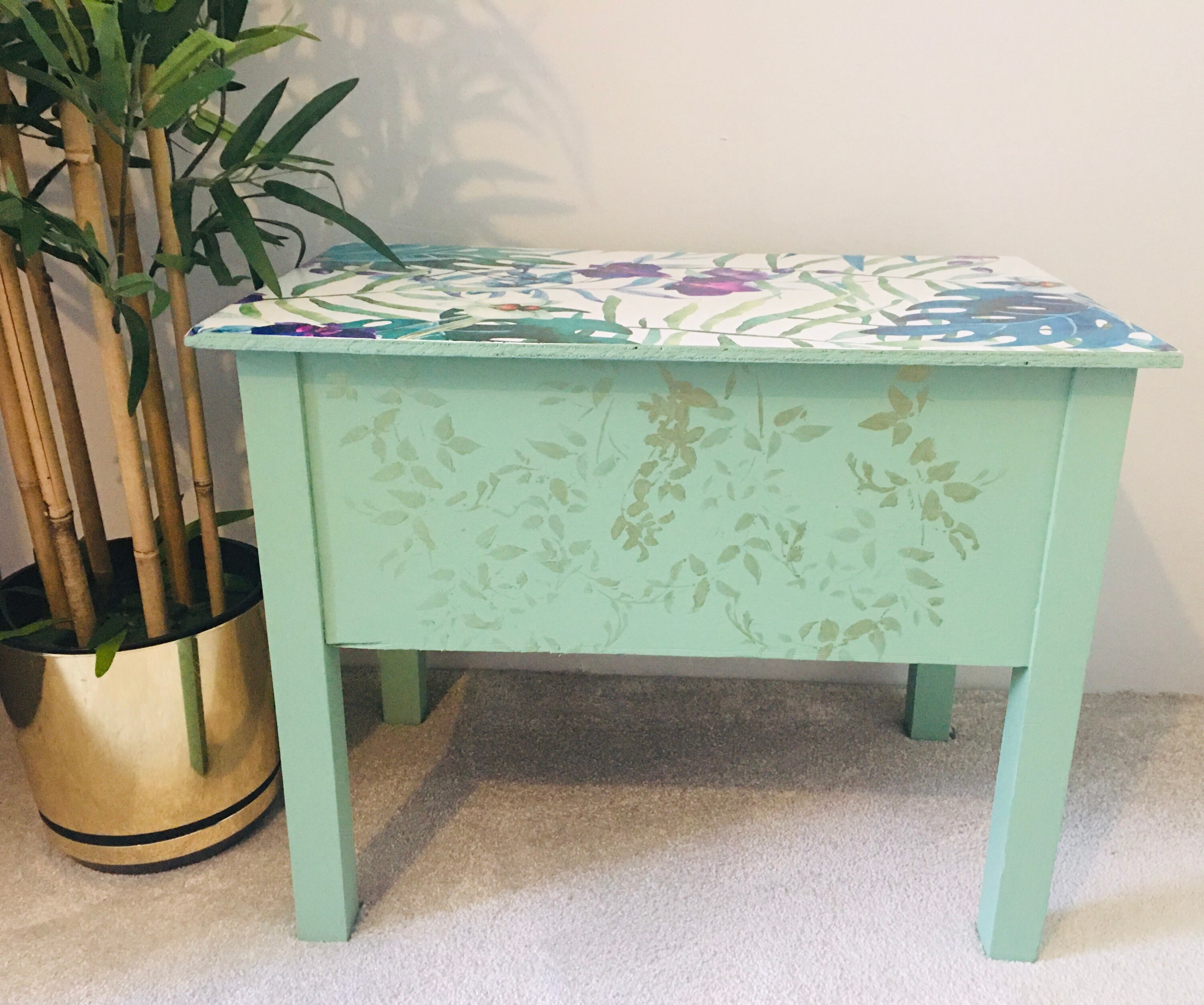 Floral Storage box Etsy