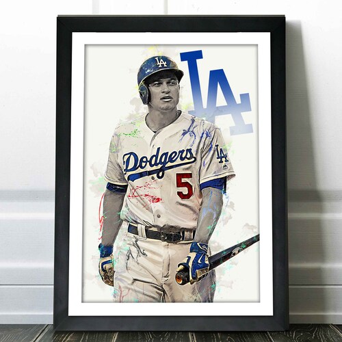 Cody Bellinger Poster Los Angeles Dodgers Canvas Print Etsy